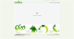 Desktop Screenshot of annualreport2009.coillte.ie