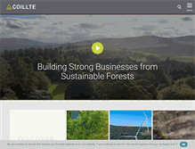 Tablet Screenshot of coillte.ie